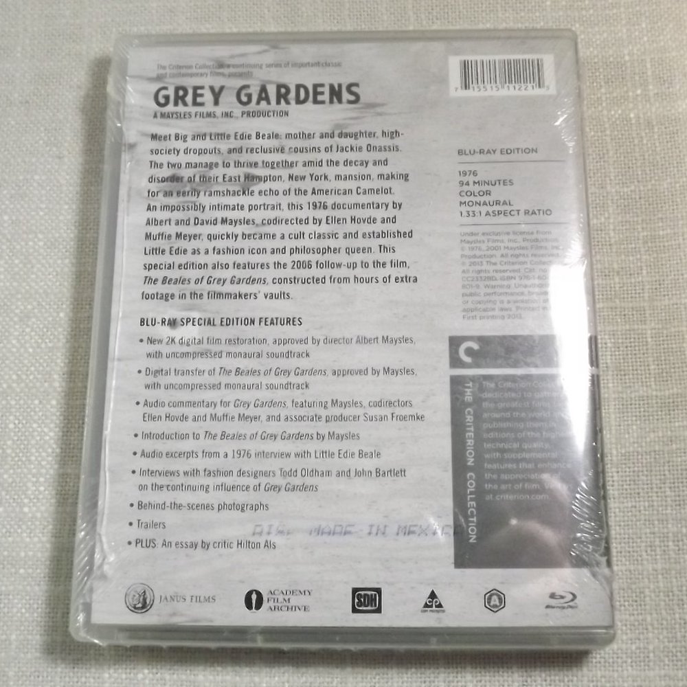 Grey Gardens Criterion Collection Blu-ray NIP - Picture 4 of 9